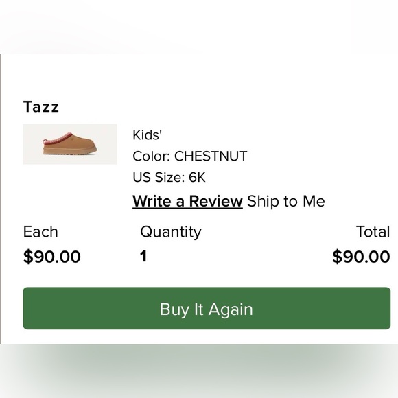 UGG Tazz Chestnut - Picture 2 of 7